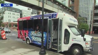 PIX11s Ben Aaron visits mobile karaoke bus on Long Island [upl. by Annetta]