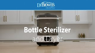 Dr Browns® Bottle Sterilizer and Dryer Steam sterilize and dry baby bottles pacifiers and more [upl. by Nnagrom593]