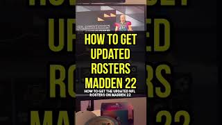 How To Get Madden 23 Rosters On Madden 22 XBOX 1PS4PC [upl. by Holleran271]