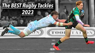 The GREATEST Rugby Tackles in 2023 [upl. by Salli862]