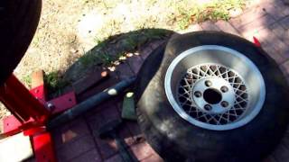 Manual Tire Removal Tool Simple amp it works [upl. by Seidler303]