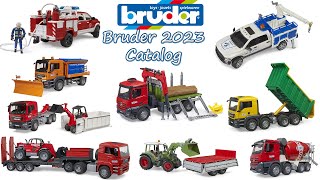 Bruder 2023 Catalog New Product List [upl. by Timms]