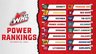 WHL Power Rankings Week Five  Another EXCEPTIONAL week for the Tips [upl. by Unhsiv905]