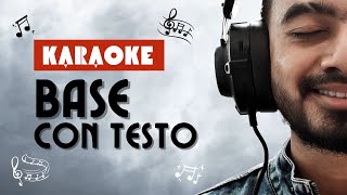 Karaoke con Testo  Decenni  Amedeo Minghi  Base Musicale in MP3 [upl. by Yrdnal280]