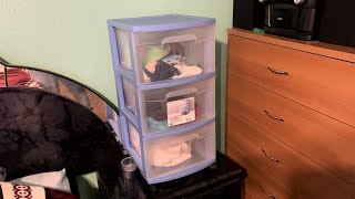 Review of Sterilite 3 Drawer Storage Cart [upl. by Fauver]