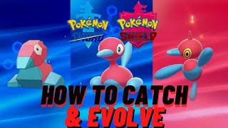 HOW TO GET PORYGON PORYGON2 AND PORYGONZ IN POKEMON SWORD AND SHIELD amp HOW TO EVOLVE IT [upl. by Blake]