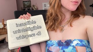 asmr inaudibleunintelligible whispers ✨ [upl. by Oiraved597]