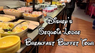 Disneys Sequoia Lodge Hotel  Buffet Breakfast Walkaround Tour  Daily Upload December [upl. by Schenck]