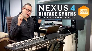 reFX Nexus 4  Expansion Pack Walkthrough Vintage Synths with Bartek [upl. by Etnuad]