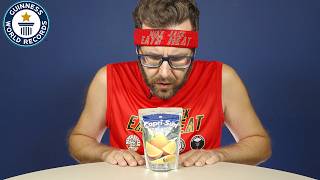 Fastest Time To Drink A CapriSun  Guinness World Records [upl. by Ichabod]