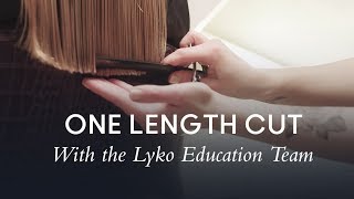 Lyko Foundation Techniques  One Length Cut [upl. by Lleze]