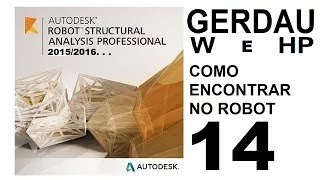 14 PERFIS GERDAU W amp HP  COMO ENCONTRAR NO ROBOT STRUCTURAL ANALYSIS [upl. by Lotus477]