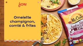 Omelette champignon comté amp frites [upl. by Ardeen391]