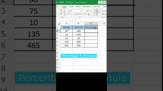 How to Calculate the Percentage in Excel Formula [upl. by Eimme331]