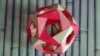 Origami  Dodécahèdre pénultième [upl. by Gwynne]