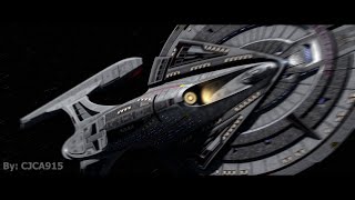 Recreation Star Trek Nemesis Enterprise E Warp From Romulus Complete [upl. by Diamond]