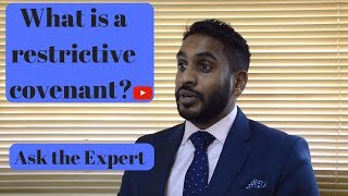 What is a restrictive covenant Ask the Expert [upl. by Mcgill]