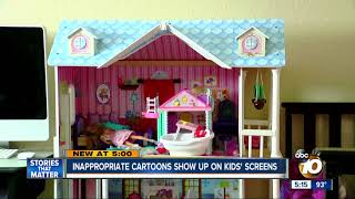 Inappropriate cartoons showing up on YouTube kids [upl. by Drahcir]