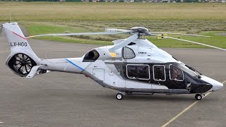 Airbus H160  Startup amp Takeoff at Nancy Essey Airport helicopter aviation video engineering [upl. by Dwyer78]