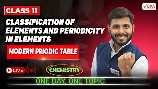 Modern Periodic TableClassification and periodicity of elementsClass 11ChemistryOneDay One Topic [upl. by Ful]