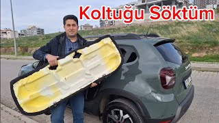 Dacia Duster 13 Tce 150 Hp Edc Journey  Koltuk yatırma ve sökme [upl. by Nuahsak]