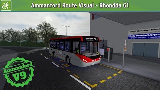 Roblox Ammanford amp Vale V9  Rhondda route G1 [upl. by Poland]