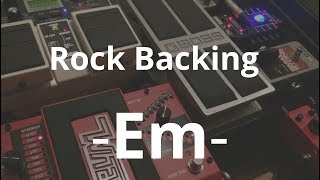 Rock Backing in Em  85 bpm [upl. by Hoffmann]