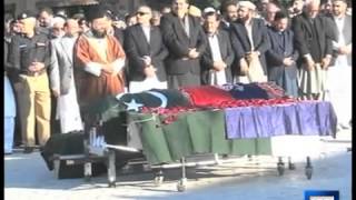 Dunya NewsFuneral prayers of martyred Chaudhry Aslam held [upl. by Neyugn]