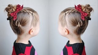 Rope Twisted Top Knot  Qs Hairdos [upl. by Kelcie]