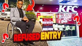 Lagos International Airports KFC DISCRIMINATES against DISABLED PEOPLE [upl. by Limber334]