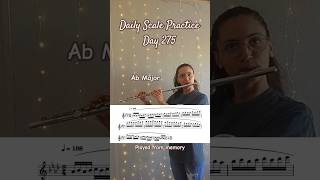 Daily Scale Practice Day 275 flute flutepractice flutescales [upl. by Eltsyrhc818]