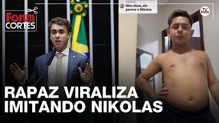 Nikolas Ferreira é zoado por dizer que Brasil vai parar se Bolsonaro for preso [upl. by Dryfoos222]