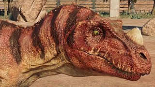 Ceratosaurus vs Carnotaurus Baryonyx Majungasaurus amp Metriacanthosaurus  JWE 2 4K 60FPS [upl. by Calv]