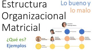 Estructura Organizacional Matricial [upl. by Cleasta]