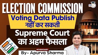 CJI DY Chandrachud Form 17C पर Election Commission ने Supreme Court को दिया झटका [upl. by Meggie]