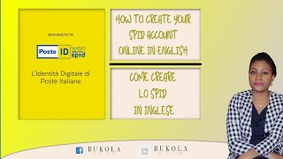 How to create your SPID account online in English  Come creare lo SPID [upl. by Stedman]