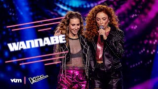 Natalia amp Sandy  Wannabe  Halve finale  The Voice van Vlaanderen  VTM [upl. by Paul]