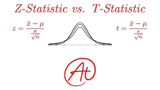 ZStatistics vs TStatistics EXPLAINED in 4 Minutes [upl. by Irehc]