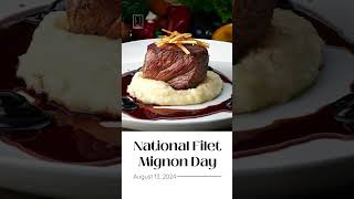 National Filet Mignon Day 🥩 [upl. by Noraa]