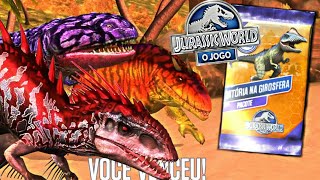 Passeio na Girosfera Encontro dos Melhores Híbridos Novo Mapa Jurassic World o Jogo The Game [upl. by Econah560]