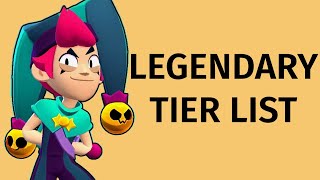 Ranking the BEST Legendary Brawlers from BEST to WORST [upl. by Enajiram]