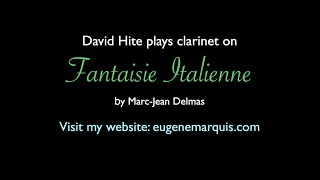 David Hite plays quotFantaisie Italiennequot [upl. by Hilde]