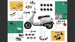 Vespa Modern Smallframe Specials Primavera amp Sprint Katalog [upl. by Anemij905]