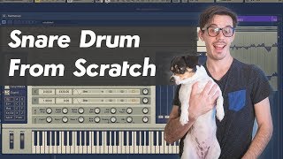 FM Snare Drum Synthesis Sound Design  Tutorial [upl. by Bonnibelle642]