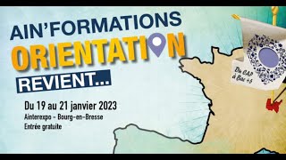 AinFormations Orientation  quotEngagement des jeunesquot [upl. by Sedlik]