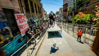 Full FPV Downhill Run with Tomas Slavik  Red Bull Valparaiso Cerro Abajo 2022 [upl. by Peedus]