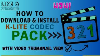 KLite Codec Pack Installation and Best Settings Configuration [upl. by Derayne]