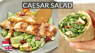 Diet Sehat TETAP Praktis Resep CHICKEN CAESAR SALAD Ala Resto Hemat 70 [upl. by Terencio]