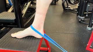 Banded Ankle Mobility for a deeper squat [upl. by Gifferd218]