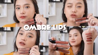 REKOMENDASI 3 OMBRE LIPS OMG amp REVIEW 5 OMG LIP CREAM [upl. by Nnel]